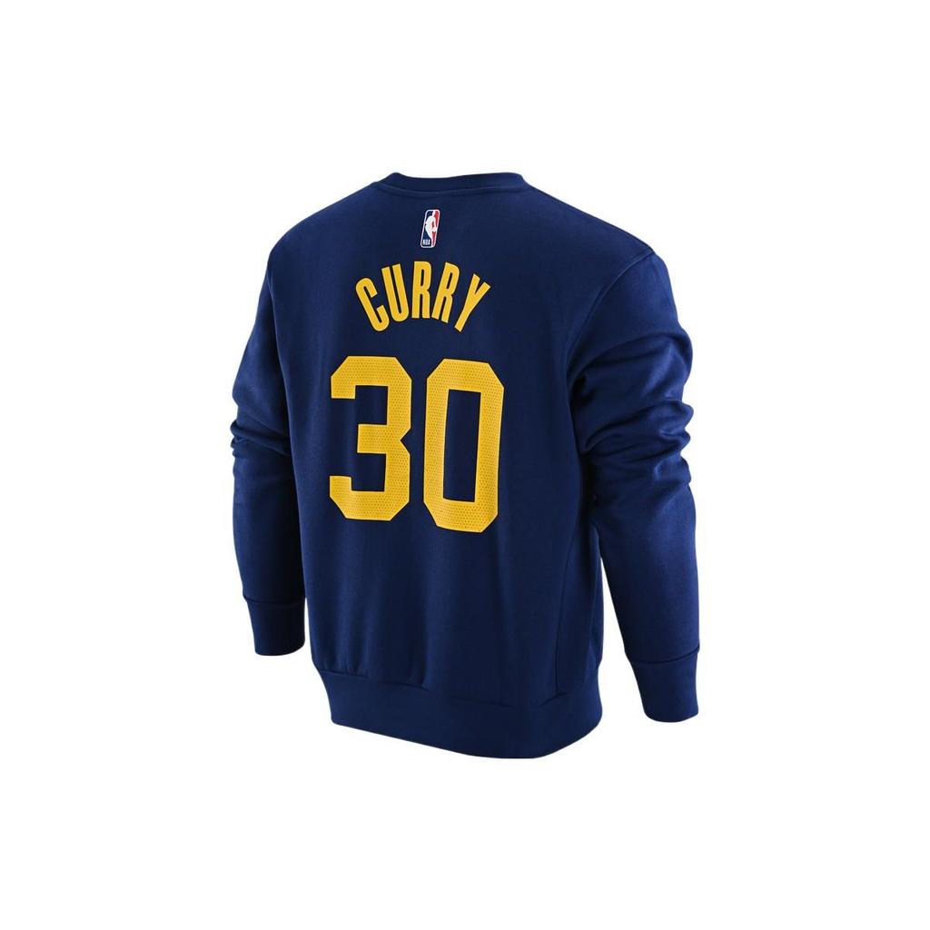 Jordan NBA Letter Number Print Crewneck Fleece Sports Sweatshirt Men Sweatshirt Dark-Blue FB5365-421