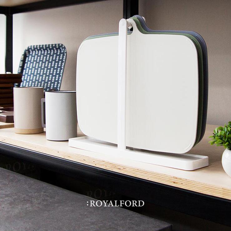 

Разделочная доска ROYALFORD Index 4p с модульной системой подставки-держателя