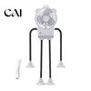 Bendable Leg Desk Fan Octopus Suction Cup Mini Fan, Flexible Legs Clip with 3 Multi Functional Portable Speed, Quiet USB Rechargeable