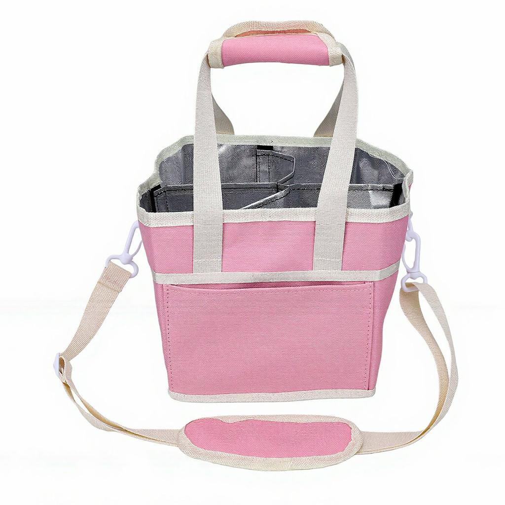 Drink Carrier Bag 4 Cup Spill Proof Large Capacity Reusable Insulated Water Bottle Holder for Car Picnic Family Outing