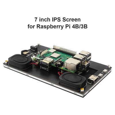 7 Inch IPS Touch Screen Module for Raspberry Pi 4B/3B 1024x600 Adjustable Backlight Display Laptop Mini PC Monitor