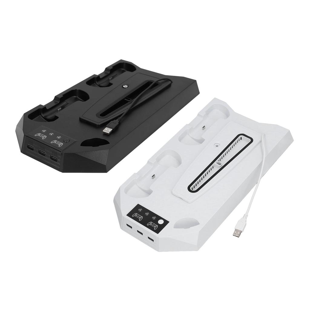 Console Cooling Stand Quiet 3 USB Hub  Controller Charger Console Vertical Station for  Slim