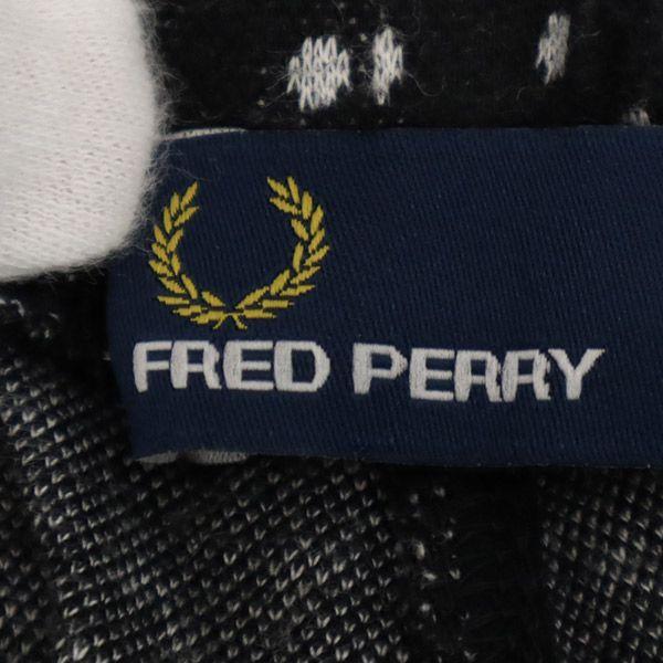 Fred Perry Dot Quarter Pants M Black Cropped Women Used