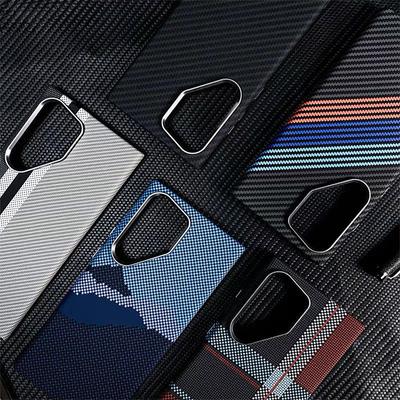 Luxury Thin Carbon Fiber Texture Micro Matte Magnetic Phone Case for Samsung S24 Ultra S24+ S24 S23 Ultra S23 Plus S23 Shockproof Cover