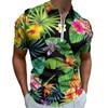 Men's Short Sleeve Polo Shirt, Stylish Striped Design for Casual Wear