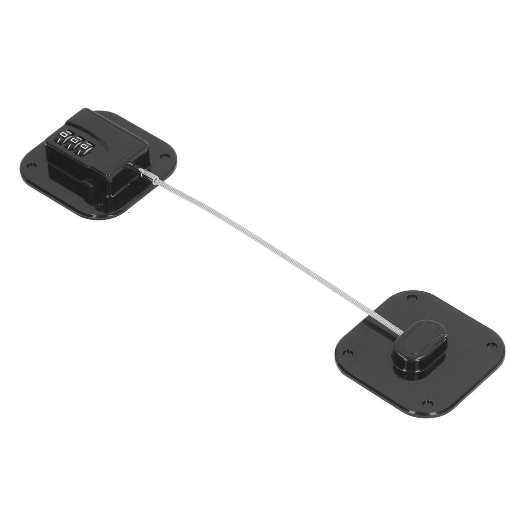 Fridge Lock Hole Multifunctional Refrigerator Lock Combination Child Lock for Window Cabinet