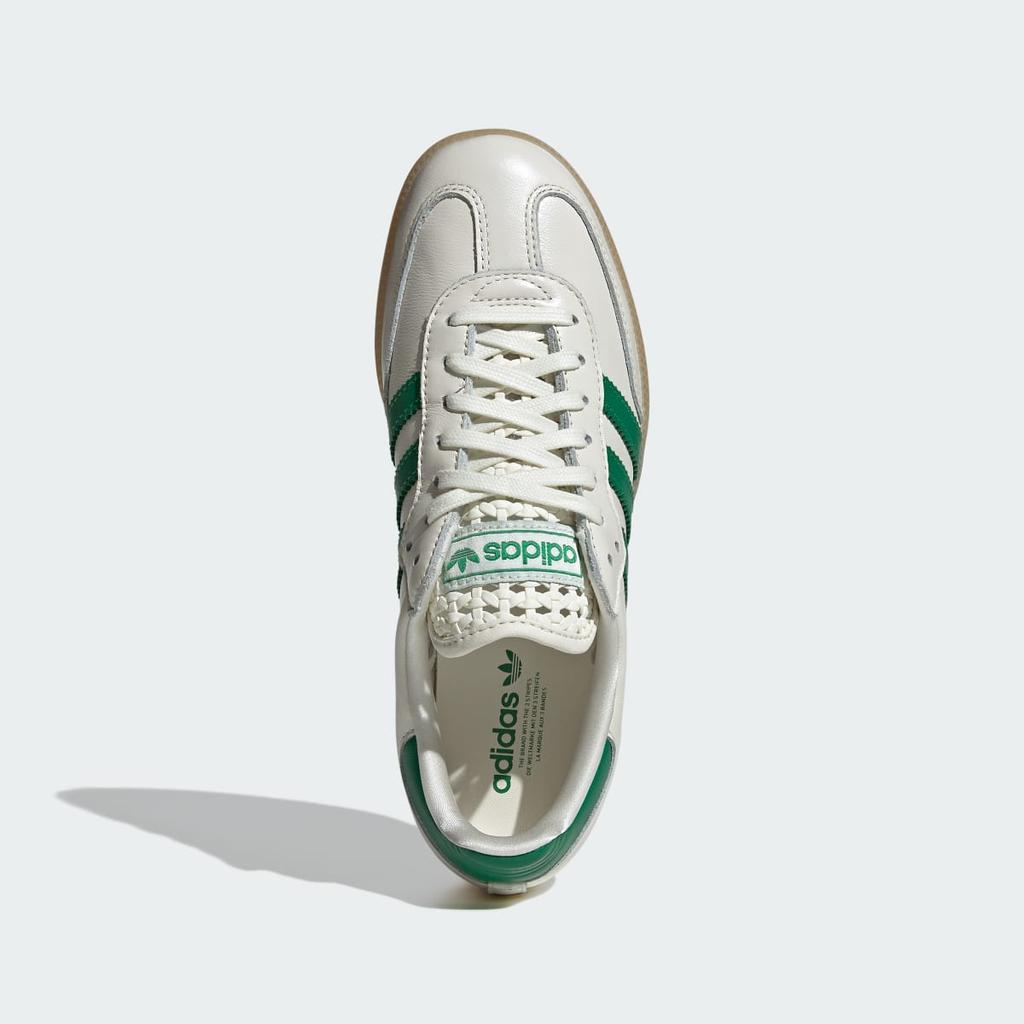 adidas SAMBA OG IH3983 Unisex Originals Sneakers Off White / Green / Gold Metallic
