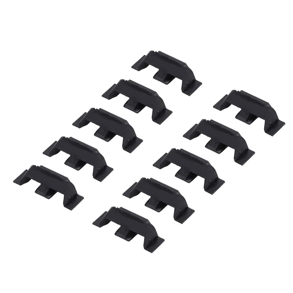 10 Stück Scheinwerfer Zierring Clips 51132752145 Kunststoff Frontscheinwerfer Blendenclips Ersatz für Cooper R55 R56 R57 R58