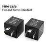 Car Flashing Relay 3-Pin Normally Open Relay  DC 12V 24V Auto Motorcycle Steering Relay Car Turn Signal Switch with Base
