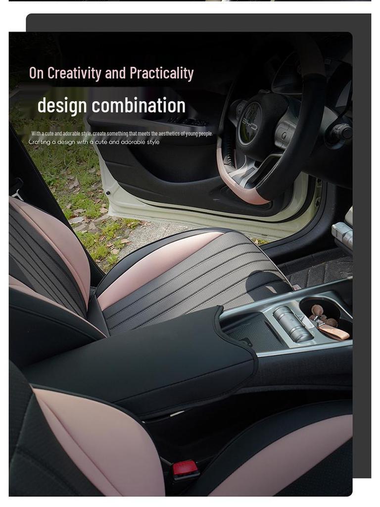 New Full Leather BYD Dolphin Car Seat Cushion - Universal Fit for All Seasons