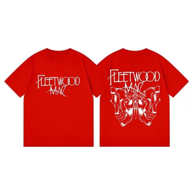 

Allgender Rock Band Fleetwood Mac Merch Tshirt for Unisex and Women Gothic Style Clothing 4XL