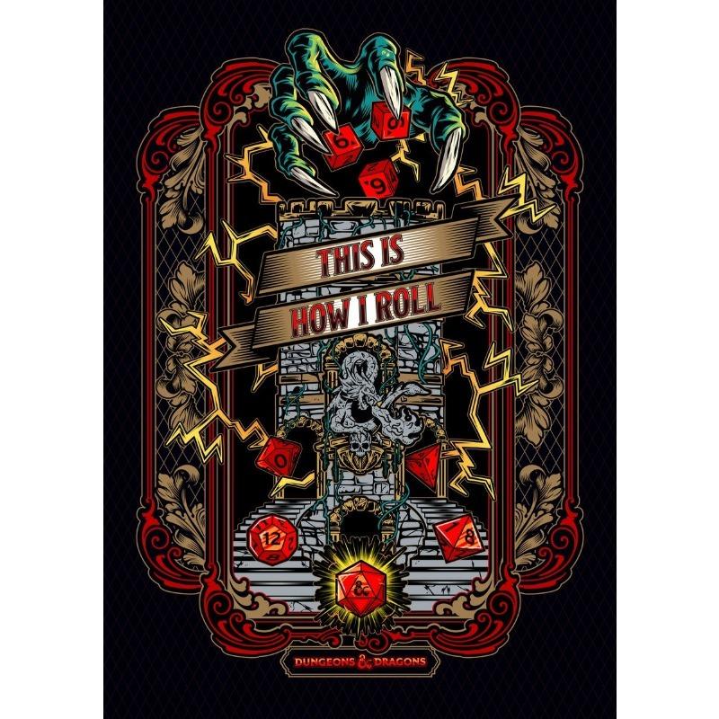 Dungeons and Dragons Slogan Collection Poster Modern Game Sign Canvas Painting Wall Art for Living Room Home Decor Mural