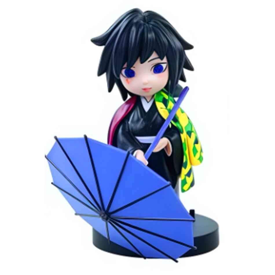 Genuine Blind Box Figure Plum Rain Series Kochou Shinobu Tomioka Giyuu Kanroji Mitsuri Mystery Box Figure Toy Gift