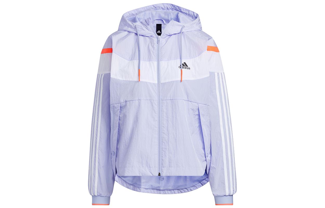 Adidas Jackets Women s Purple Hooded Moderate Other HD0368 S