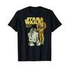 Star Wars R2-D2 & C-3PO Logo Portrait T-Shirt Black