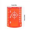 2Pcs Red/Green Laser Level Target Board Magnetic Double Scale Line Beam Distance Plate Multi-purpose Reflective