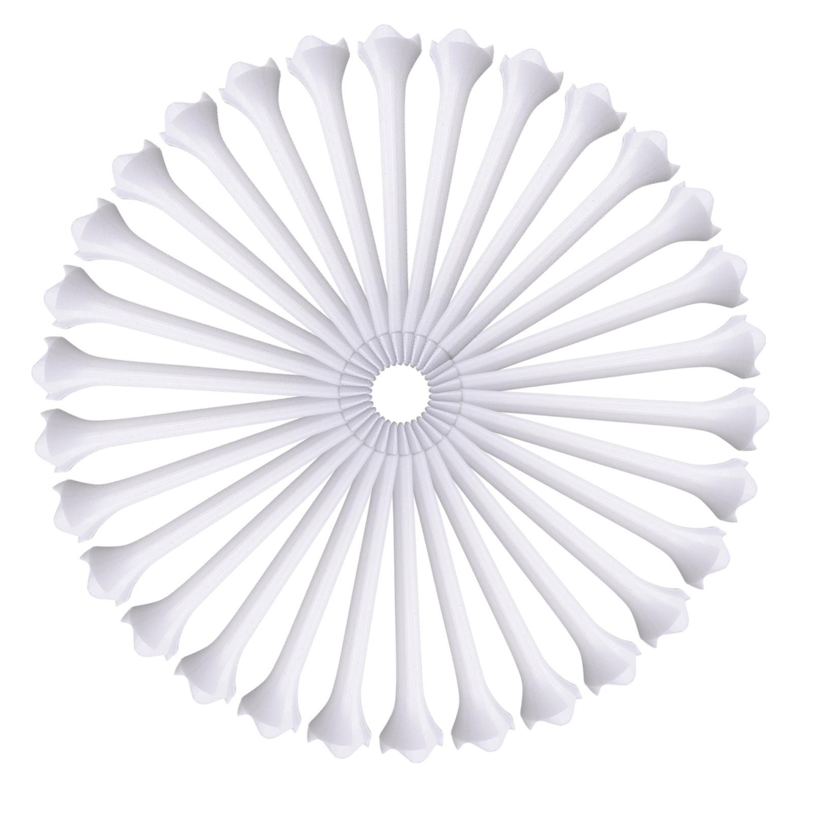 

30 шт./комплект тройников для гольфа для обучения водителей гольфа, тройники для гольфа с когтями, низкое сопротивление, большее расстояние, постоянная высота тройников 70MM