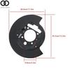 2Pcs Rear Left & Right Brake Dust Shield For Ford F-150 2004 2005 2006 2007 2008