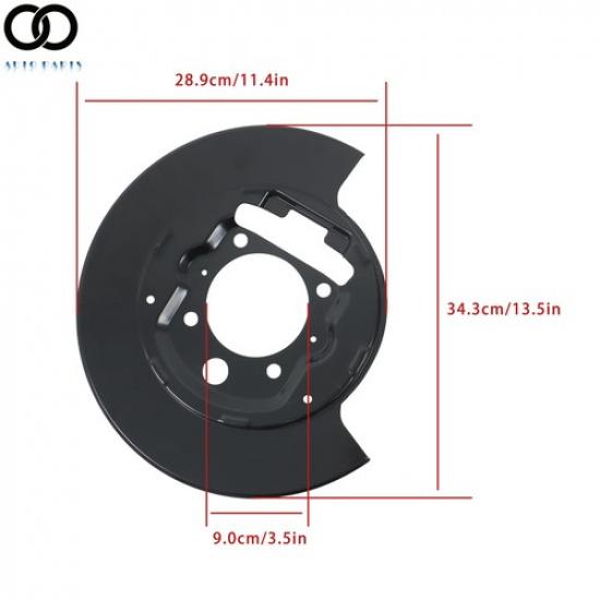 2Pcs Rear Left & Right Brake Dust Shield For Ford F-150 2004 2005 2006 2007 2008