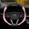 Leather Car Steering Wheel Cover for Hyundai I30 Tucson Nx4 I20 Ix35 Accent I10 Getz Kona I40 Elantra H1 I30n Santa Fe Veloster