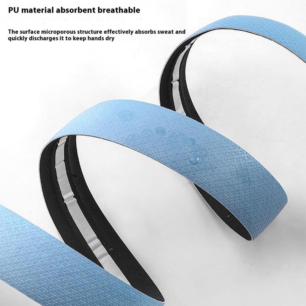 WEST BIKING YP0804082 1 Pair Road Bike Handlebar Tape Wear-Resistant Anti-Slip PU Wrapping Strap