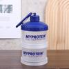 1/2/3 Tier Portable Protein Powder Box Fitness Supplement Bottle Funnel Powder Box Handle Layered Storage Pill Box Snack Jar