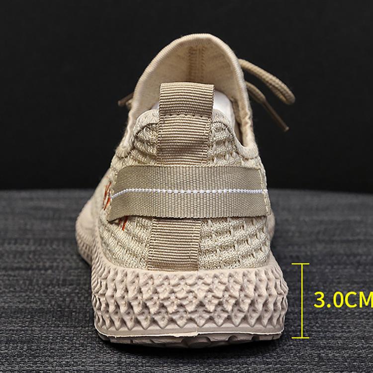 Chaussures de sport Flyknit à lettres pour femmes, chaussures de course décontractées en maille respirante, baskets à lacets sur le devant, chaussures simples légères 36-40