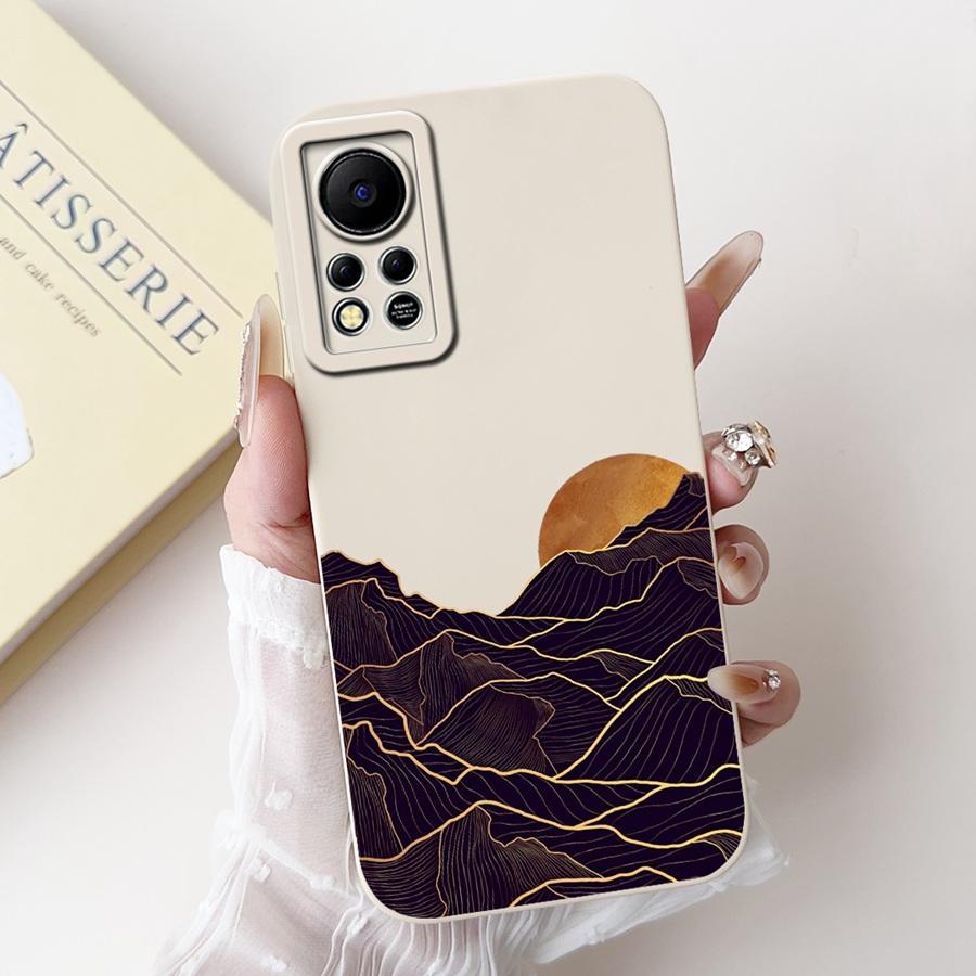 For infinix Hot 11s hot11s NFC Cases X6812 Fundas New Style Cover Matte Liquid Silicone Proective For infinix Hot 11 s nfc Bags