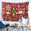 Buddy The Elf Collage Tapestry Decoration Art Aesthetic Tapestries for Living Room Bedroom Home Wall Cloth Wall Hanging