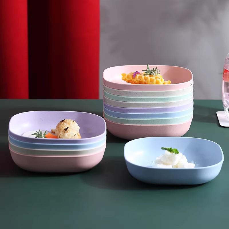 Multi-purpose Dining Plate: Small, Plastic Side Dish with Base - Perfect for Snacks, Fruits, and Portioning.