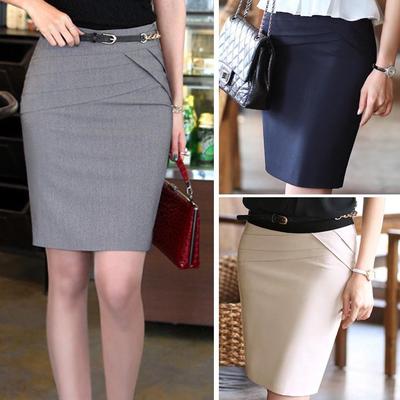 Women's Spring and Summer Slim Half Body Skirt Career Package Hip Skirt Temperament Commuter Short Skirt
