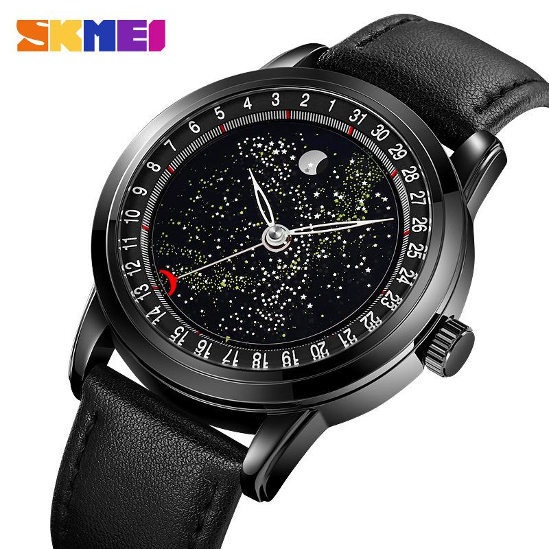 

Чоловічий годинник Moment Beauty Flagship Store Creative Starry Sky Dial Водонепроникний чоловічий кварцовий годинник зі світлом