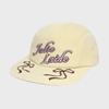 Double Ribbon Ball Cap (Beige)