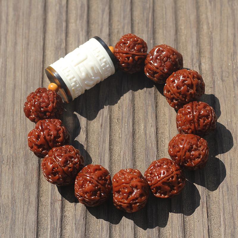 Vajra Bodhi brățară fidelitate șase petale vajra original cu semințe mașină periată margele de patină Wenwan Bodhi accesorii masculin