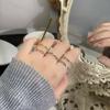 Thorns Series Colored Zir*****Pen Ring Women'S Volleyball Diamond Exquisite Flower Branch Winding Simple Index Finger Ring