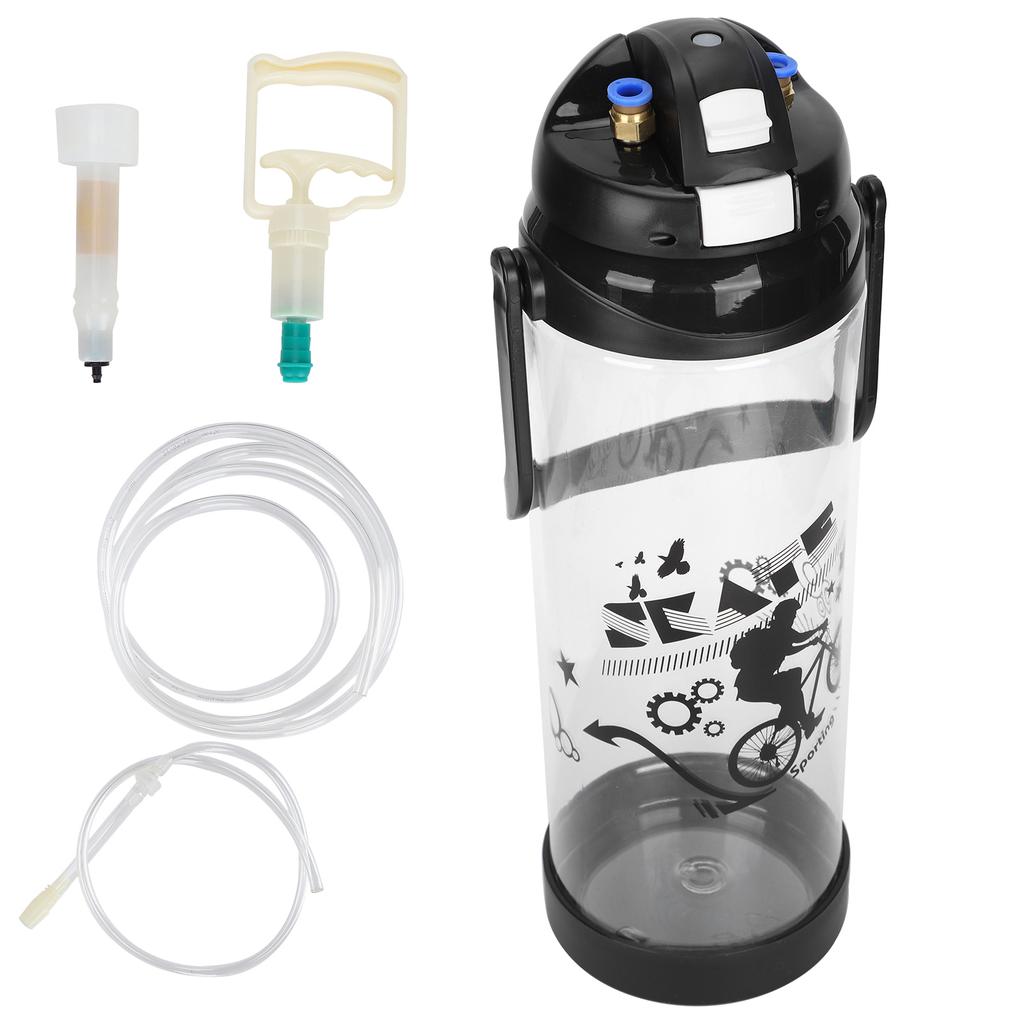 Husholdnings 3L Melkemaskinsett Manuell Betjening Bærbar Sau Geit Melkemaskin Enkelt Hode