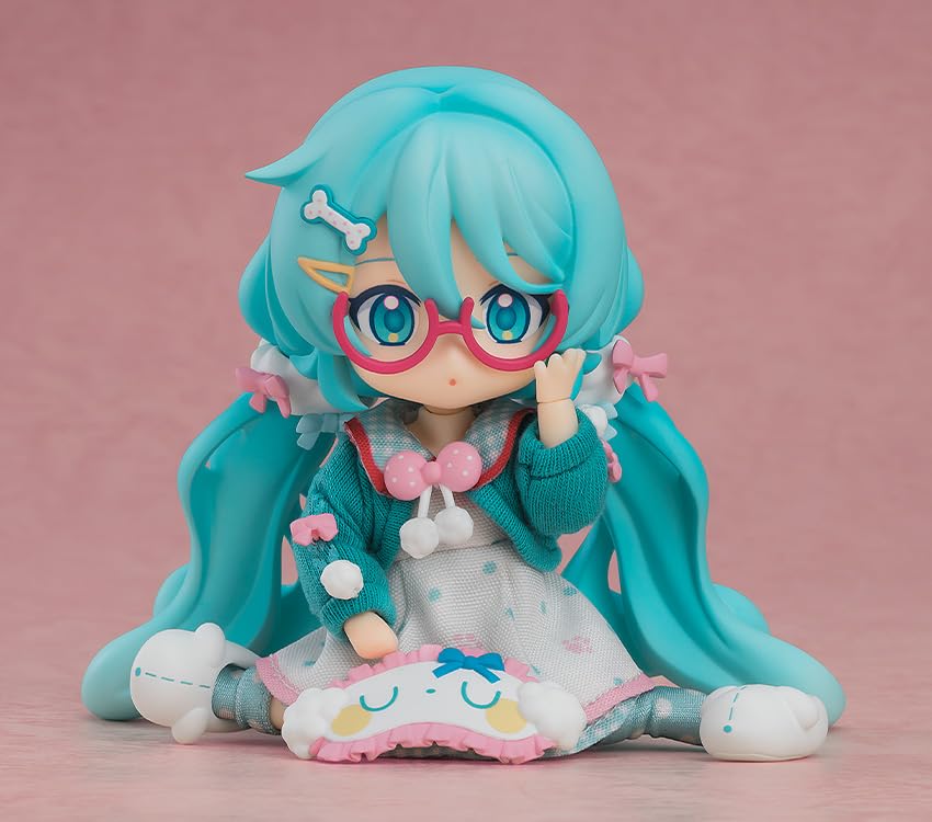 Nendoroid Doll Character Vocal Series 01 Hatsune Miku Hatsune Miku Home Coordination and Plastic Action Figure Ver. Non-scale Cloth, Magnet,
