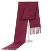 Fashion Design Plaid Men's Scarf Autumn Winter Korean Version Imitation Cashmere Muffler Male Soft Light Tassel Thick Warm Shawl