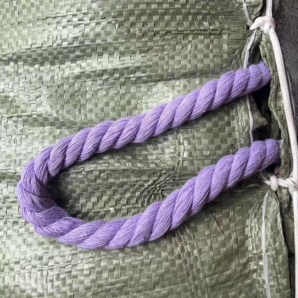 5mm Handmade Cotton Rope for DIY Weaving, Tapestry, Decoration, Binding, Hat Rope, and Drawstrings.