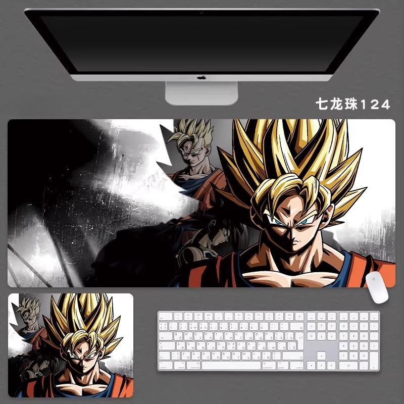High Quality Japanese Animation Seven Dragon Ball Mouse Pad Oversized Boys Animation Two-dimensional E-sports Game Computer Keyboard Student Desk Pad