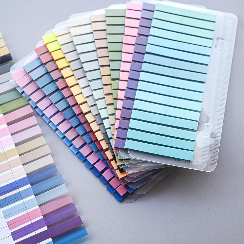 Gradient Pet Transparent Index Sticky Notes For Note Taking