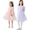 Balabala Girls' 2025 Spring Mesh Princess Dress