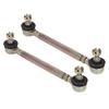 2 Pcs Tie Rod Ball Joint M10 10mm Thread Steel Alloy Sway Bar End Set for 50cc 70cc 90cc 110cc ATV Four Wheeler Quad