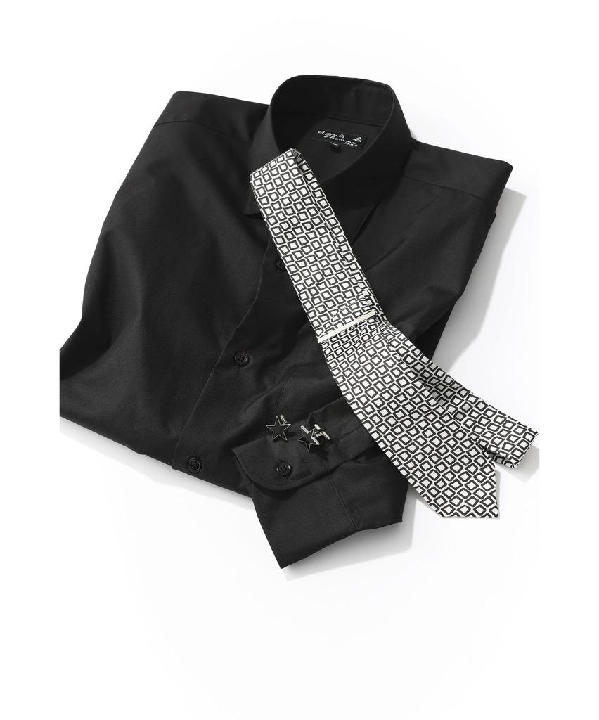 GF90 PINCE Tie Silver agnès b. Men's Clip,