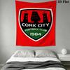 cork city FC Wall Tapestry Aesthetic Wall Hanging Printed Fabric Blanket Decorative Tapestries for Bedroom Living Room Home Decor