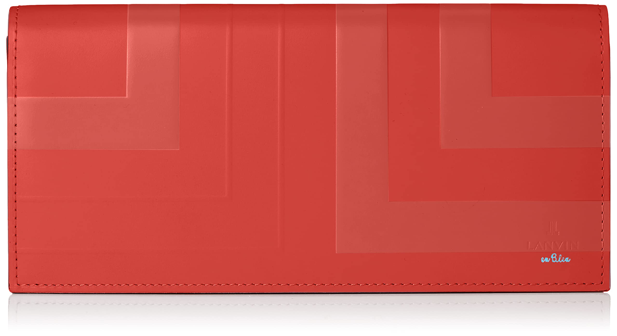 

Lanvin en Bleu Men s Long Wallet, Orange, Lister Accessory
