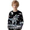 Kids Boys T-Shirt Cool Space Suit Dinosaur T Shirt Boy Clothes Summer Short Sleeve Tee Shirts Fashion Children's Clothing Tops