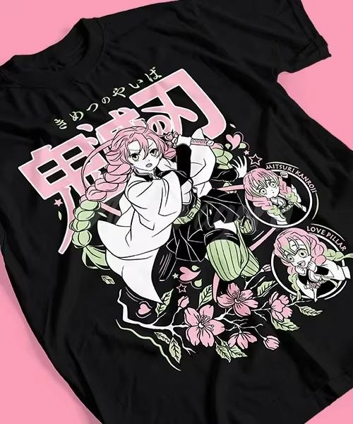 

Demon Killer Unisex T-Shirt Mitsui Ganluji Prefecture Cotton Anime T-Shirt Summer New Men s and Women s Streetwear 4XL