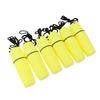 6PCS Kayak Container Bottle ABS Waterproof Portable Kayak Sealed Bottle Dry Canister with Hook Rope for Diving