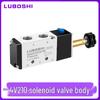 220V Pneumatický solenoidový ventil 4V410-15: 8mm Konektor, 2-polohový 5cestný řídicí ventil pro válec, 24V Směrový pneumatický ventil.